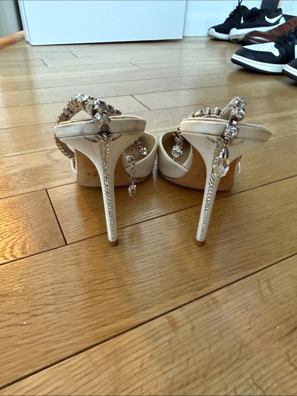 Jimmy Choo Saeda 100 Crystal-Ankle Pumps - Picture 6 of 6